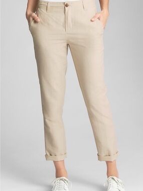 Light Pink Gap Girlfriend Khaki Pants